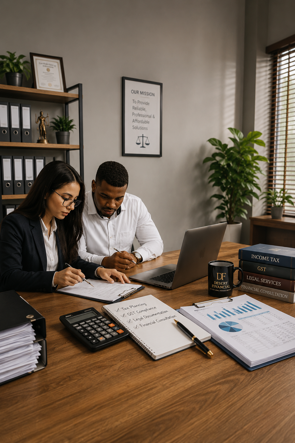 Professional tax, GST, legal and financial consultation services in India